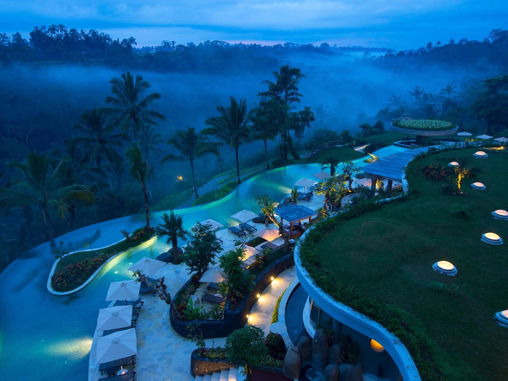 Padma Resort Ubud Night View